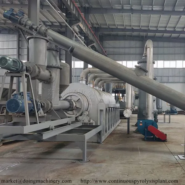 10 Ton Fully Automatic Waste Tire Pyrolysis Plant Batch Tyre Pyrolysis Plant photo-3