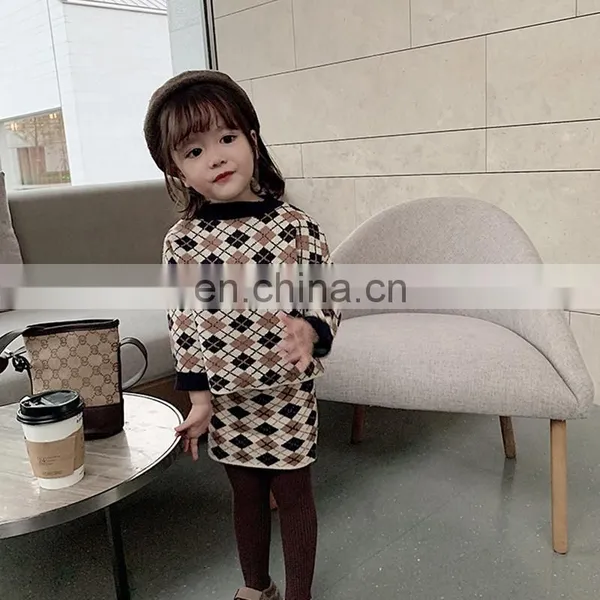 3760 Baby Boutique Clothing 2 Piece Girls Beautiful Skirt Sweater Set photo-5