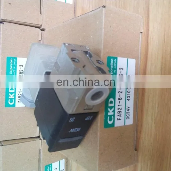 CKD Solenoid Valve FAB21-6-2-12HS-3 photo-4