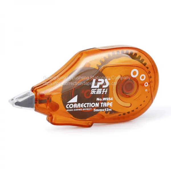 Non-Refillable Yellow Correction Roller With Transparent Dispenser 12m Correction Tape 954 photo-2