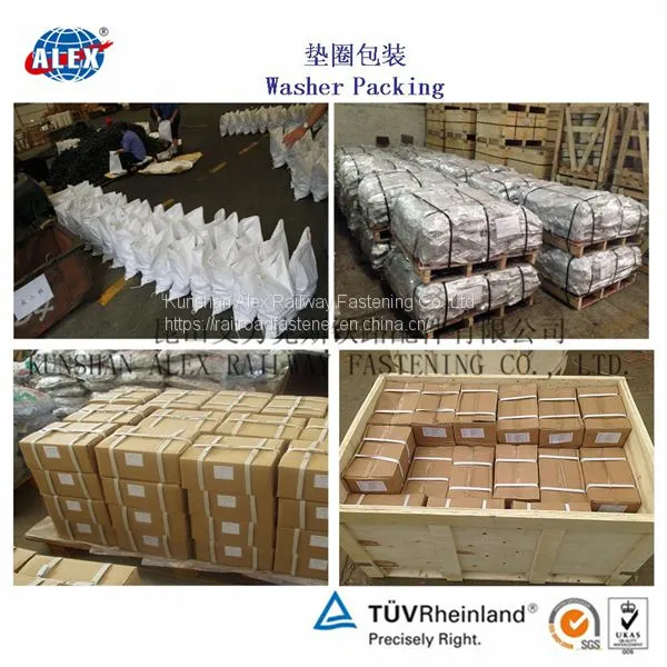 Railway Accessories Plain Washer Uls6/Uls7 for Spikes Fastened Rails photo-5
