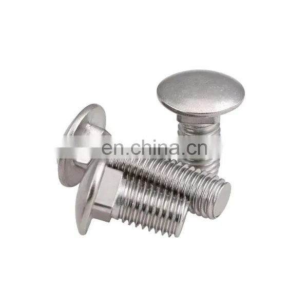Round Head Bolts M16x45 ISO 8677 or DIN 603, Carriage Bolt, Round Head Square Neck Bolt photo-4