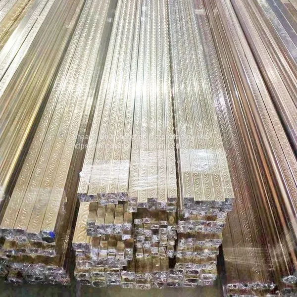 Embossed PVD Plating Color Stainless Steel Tube for Gate Guardrail photo-4
