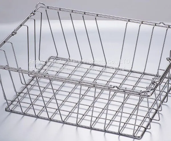 Sterilization Sterile Goods Wire Baskets SPRI Size Top Access Sterile Goods Baskets photo-4