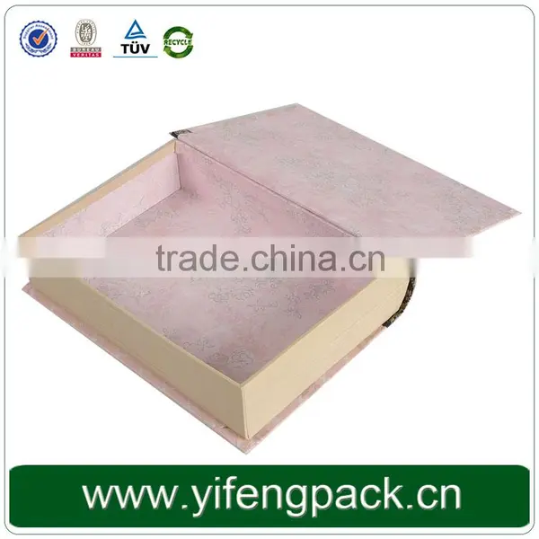 Magnetic Closure Cardboard Book Shaped Decorative Book Boxes photo-3