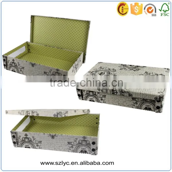 Multipurpose Foldable Cardboard Storage Box With Metal Corner photo-2