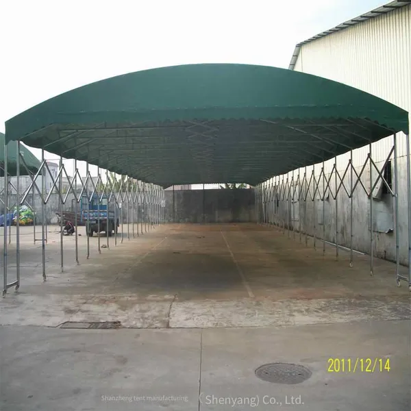 Warehouse Sunshade Canopy | Rain Canopy | Folding Rain Canopy | Manual Push-pull Telescopic Tent. Choose Shan Zheng Tent. photo-3