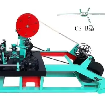 High-quality Single-strand Galvanized Barbed Wire Production Machine CS-B photo-4