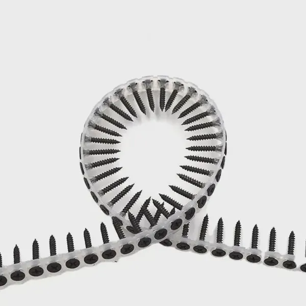 Factory Supply Fine Thread Auto-feed Screws With Plastic Strip, Black Phosphate, 25mm 35mm 40mm Lengths, for Drywall Installation photo-4