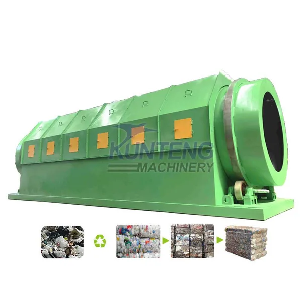 Landfill Stale Msw Waste Sorting Recycling Line Plant EPC