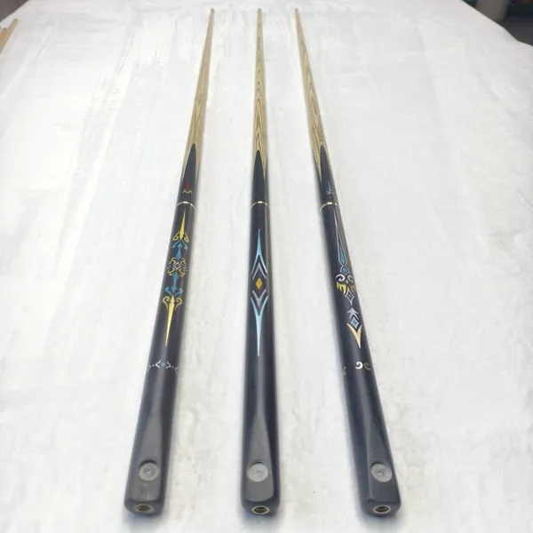 Billiard Cue, High - End Paint - Free Hand - Inlaid Membership Cue for Billiard Halls, Chinese Style Small Tip 10mm One - Piece Continuous Cue photo-2