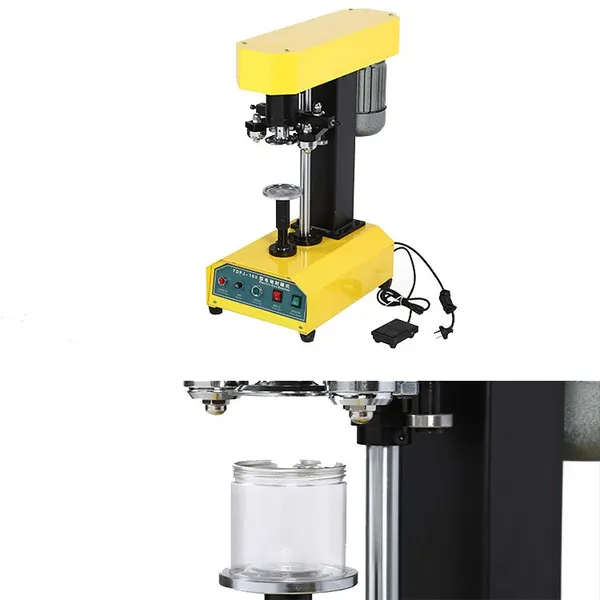 Mo-QDMECH Custom Can Diameter Sealing Machine BZ030 39-150mm Semi Automatic Can Sealer Seaming Capper for Food Beverage Tin Aluminum Can photo-4