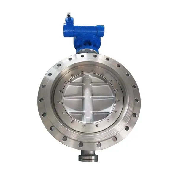 Factory Direct Sales Turbine Drive Flange Type Triple Eccentric Metal Hard sealed butterfly Valve