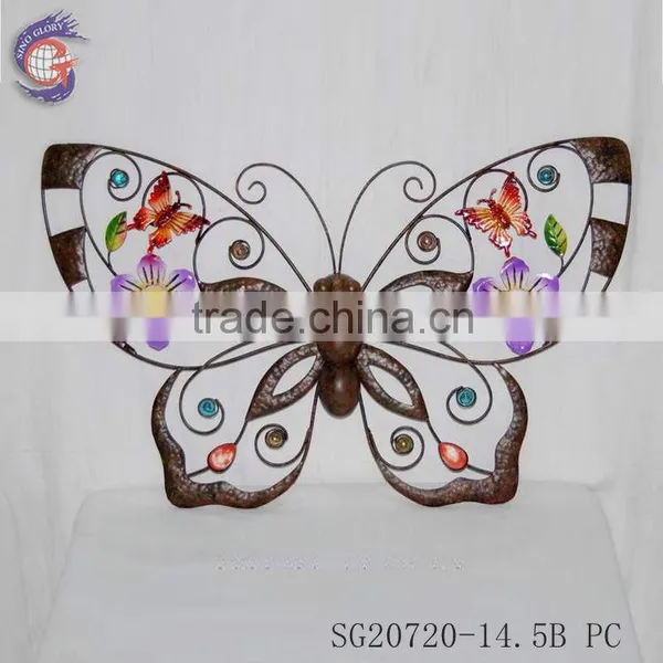 Metal Butterfly Wall Hanging Home Decoration photo-6