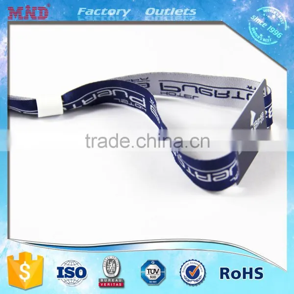 MDC483 Custom NFC Polyester Bracelet Rfid Fabric Woven Wristband for Event Quality Choice photo-4