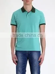 New Design Custom Different Color Collar and Cuff Polo Shirt photo-5