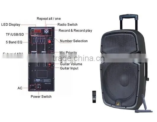 Portable pa Active Speaker Systerm