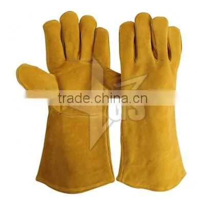 Cow Leather Welding Gloves Industry /Protective Working Safety Gloves photo-3