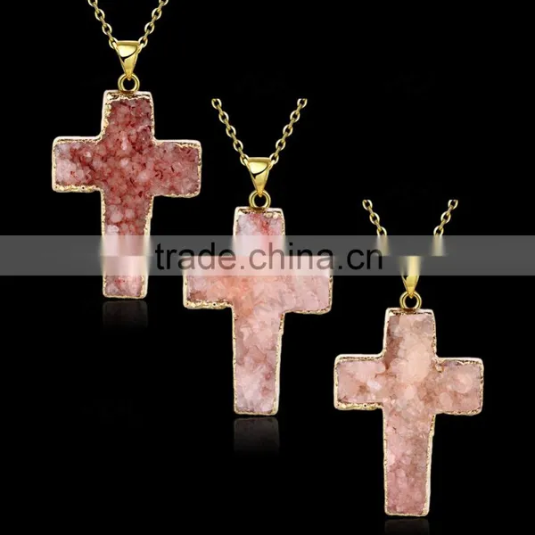 New Fashion Bead Cross Key Pendant Necklaces photo-2