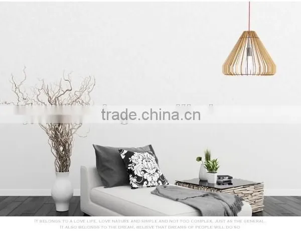 2016 Modern Ceiling Wooden Pendant Lamp JK-8005B-13 LED Pendant Light photo-5