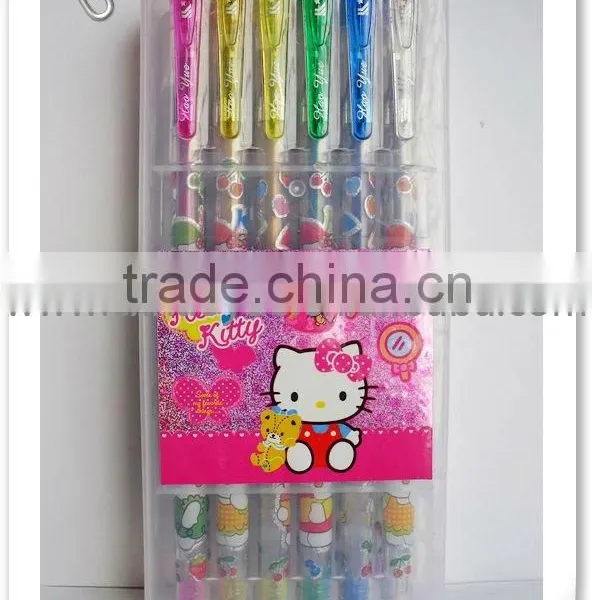 New Arrival Popular Promotion Plastic Glitter Pen