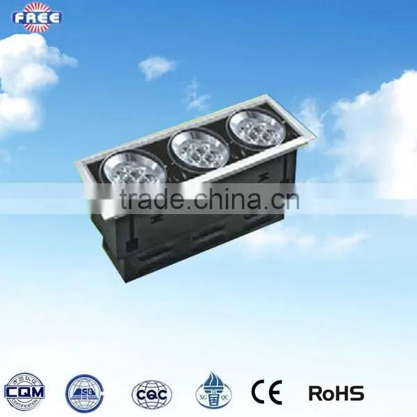 China Manufacturering for 21W Square Led Grill Lamp Aluminum Omponent