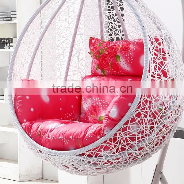 Rattan Resin Wicker Hanging Indoor Swing Chair With Stand Quality Choice photo-3