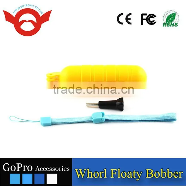 Floaty Bobber With Strap and Screw for Gopro Hero 3+/3/2/1, Yellow & Orange photo-3
