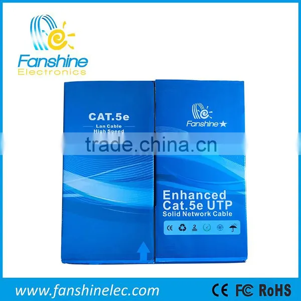 Fanshine 1000ft Cat5e Bare Copper Network Lan Cable 0.5mm CCA 4 Paris photo-4