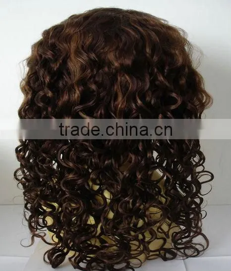 2013 Cheap Hair Hot Beauty Virgin Brazilian Hair Full Lace Wig Made in China photo-3