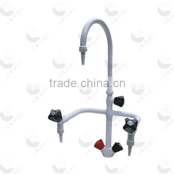 Competitive Price Laboratory Accessories Lab Work Bench Table Top Acid Proof Brass Cold and Hot Water Faucet photo-2