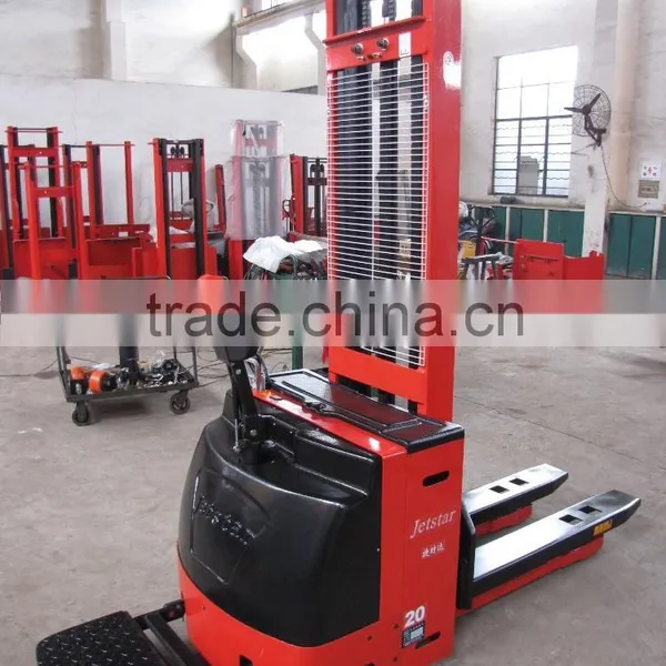 CE/ISO Cetification Battery Operated Forklift Electric Pallet Stacker photo-2