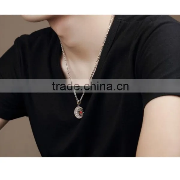 Wholesale Fashion Pendant Bulk Stainless Steel Apollo Sale Sun Necklace With Moon photo-5