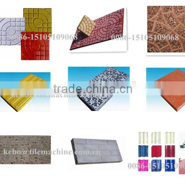 KB125E Automatic Cement Roof Tile/floor Tile Making Machine
