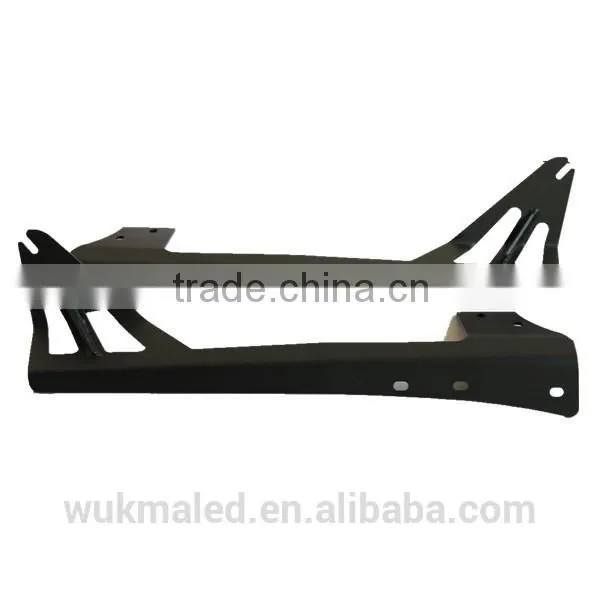 For Jeep Wrangler TJ JK Upper Windshield 50" LED Light Bar Mounting Brackets photo-3