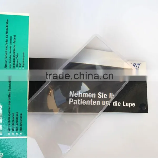 Paper Card Magnifying Sheet Can Easy Imprint Client Special Advertising With Offset Printing photo-2