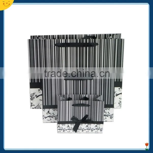 Purple Luxurious Ivory Board Shopping Paper Bag photo-6
