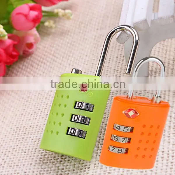 Top Security Padlocks TSA-514 ABS Resettable Travel Lock for Luggage photo-3