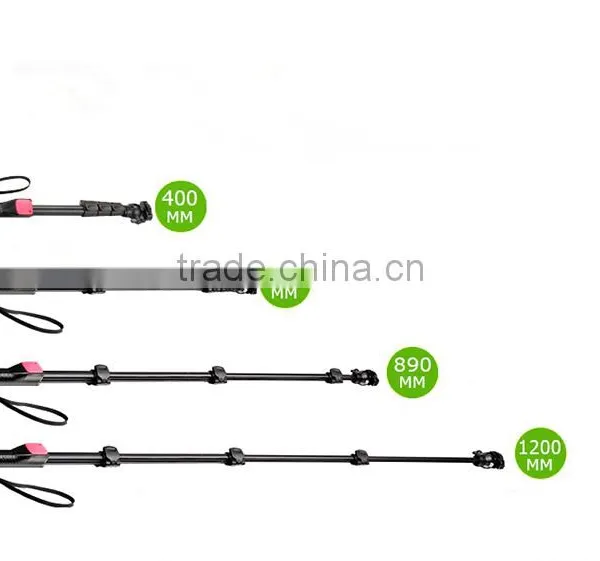 With Bluetooth Shutter Button Selfie Stick Protable Bluetooth Selfie Stick photo-4