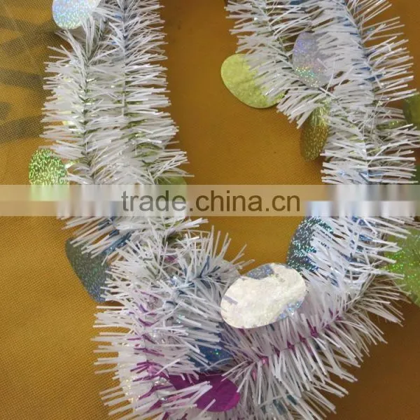 PET Wire Thin Strips and Eggs Plastic Easter Garland photo-3