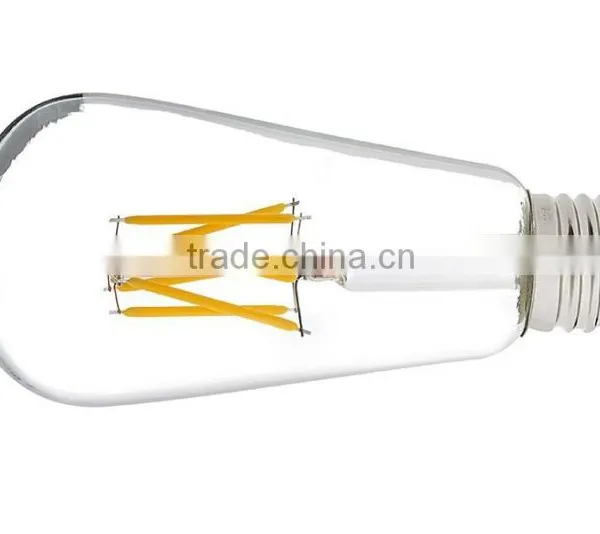 Bulb Lights Item Type and COB Filament Type CE ERP RoHS COB Filament LED Bulb ST64 8W LED Filament Light Bulb photo-4