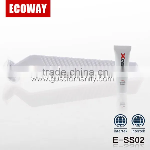 Hotel Shaving Razor With Shaving Cream Disposable Shaving Set