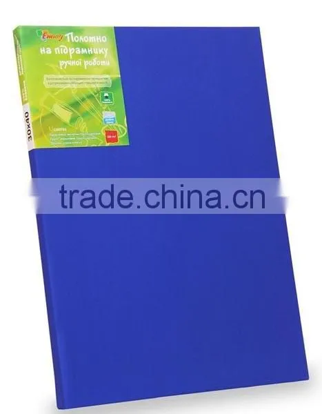 Stretched Canvas Framed Cotton Ultramarine Small Grain 220 gm