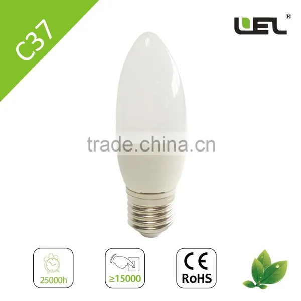 LED Candle Light C37 7W E27/ E14 With Best Price and High Heat Dissipation Produced in Zhejiang China photo-4