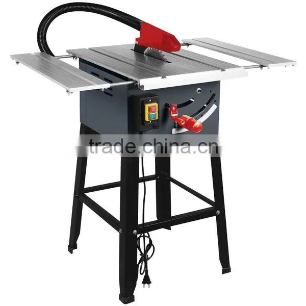 10" Woodworking Machinery Table Saw With 2 Alu Profile Slide Extension Table