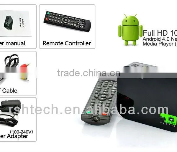 Google Android TV Box Cortex A8 HDMI HD 1080P Wifi Internet Smart TV Box Google TV Remote photo-4