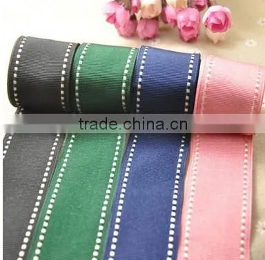 High Quality Wholesale Stitched Packing Petersham Grosgrain Ribbon photo-3