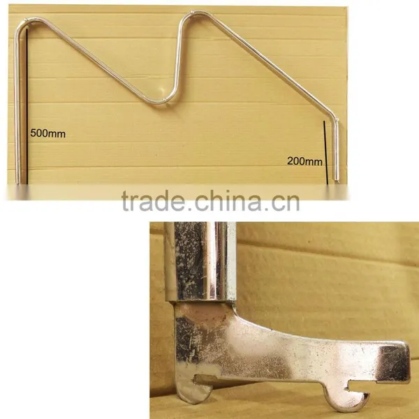Retail Clothes Hanging Rail Shop Display Rail Wall Mounted Store Shelves photo-3