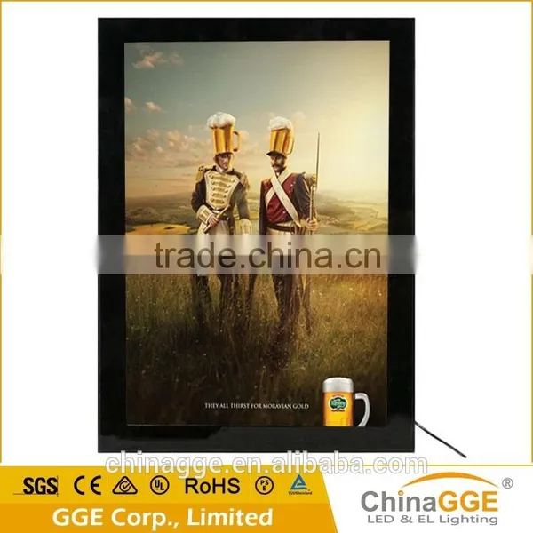 High Purity Acrylic Magnetic Lightboxes for Exhibition Booth Display