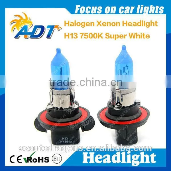 Hotsales H13 7500K 12v 65/55W Automotive Halogen Bulbs